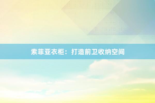 索菲亚衣柜：打造前卫收纳空间